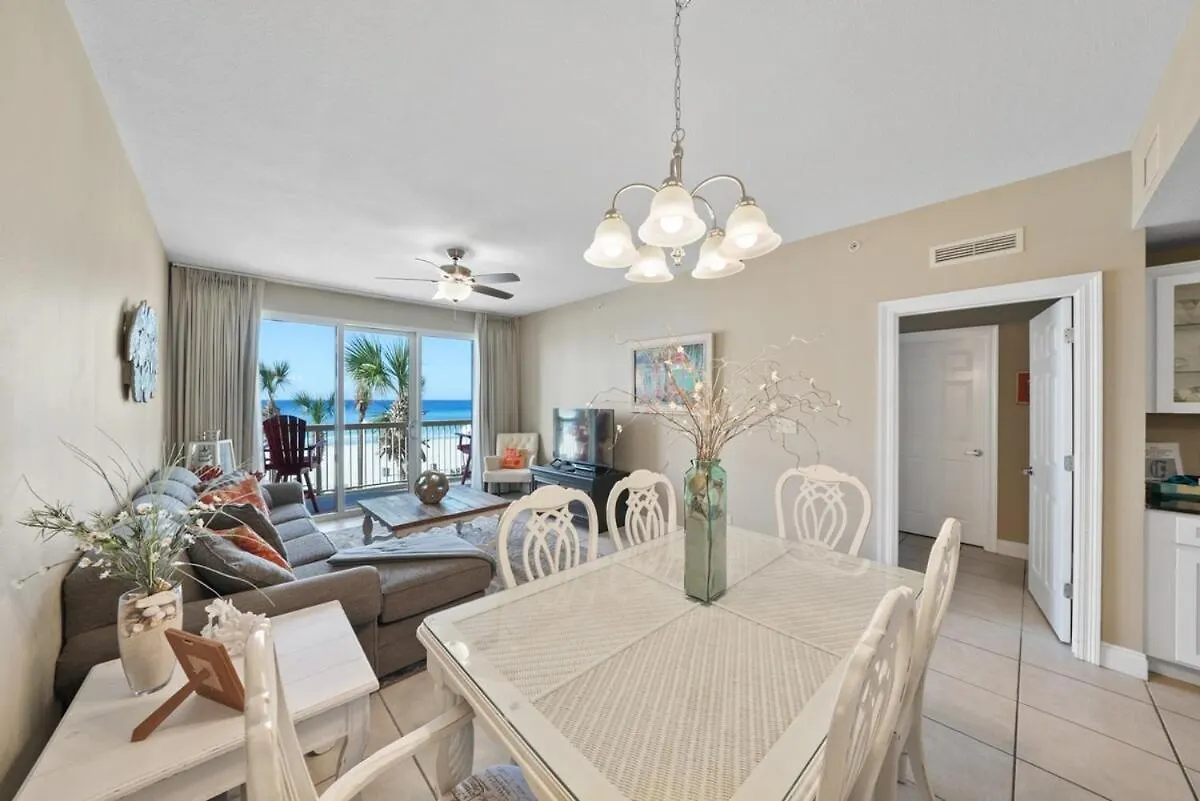 Calypso 208 East Direct Gulf Front Exceptional Daire Panama City Beach