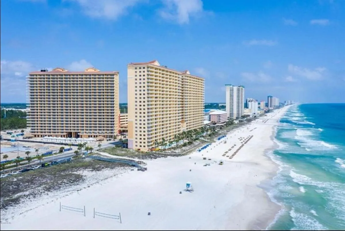 Calypso 208 East Direct Gulf Front Exceptional Daire Panama City Beach